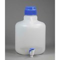 Bel-Art Bel-Art Autoclavable Carboy with Spigot 118460025, Polypropylene, 10 Liters, White, 1/PK 11846-0025